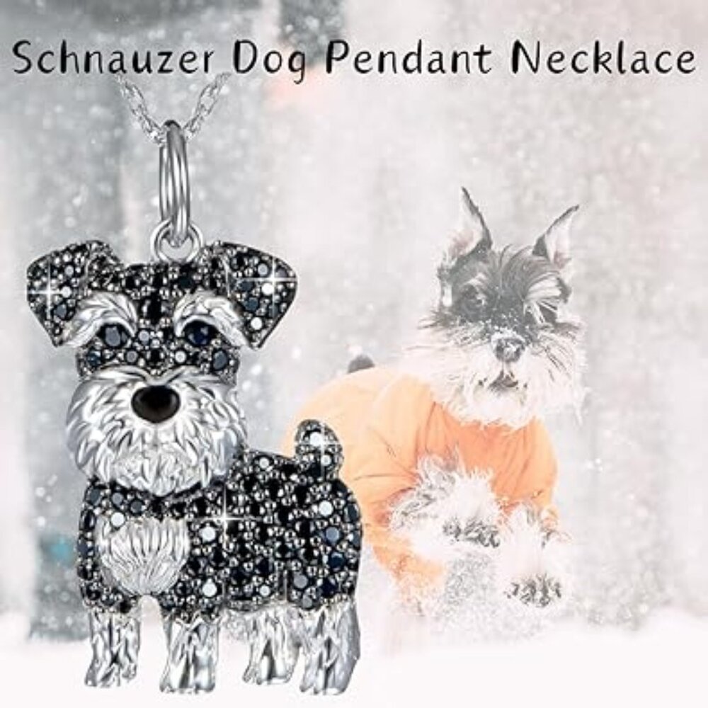 Schnauzer‎ Dog Pendant Necklace Dog Lover Jewelry